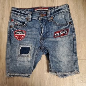 Little boys Tommy Hilfiger jean shorts